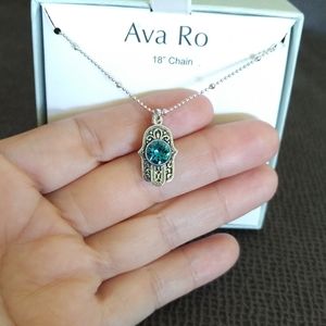 Ava Ro Hamsapendant Necklace Nib 